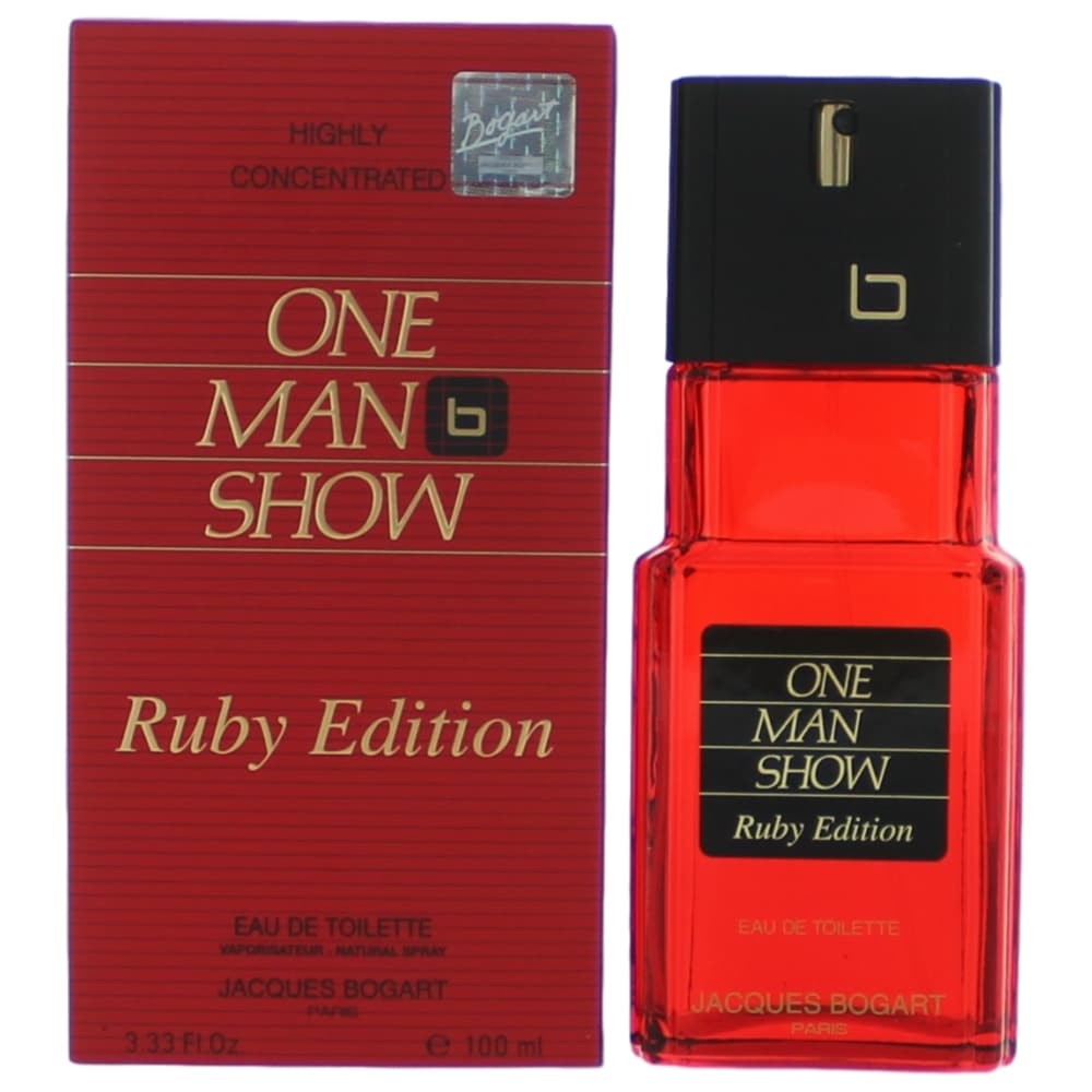 Photo of One Man Show Ruby Edition by Jacques Bogart, 3.3 oz EDT Spray for Men